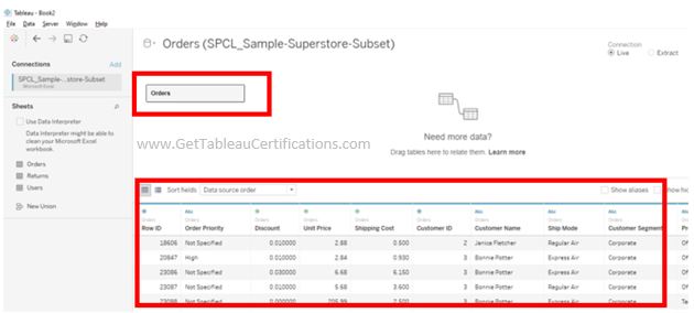 tableau certification exam questions
